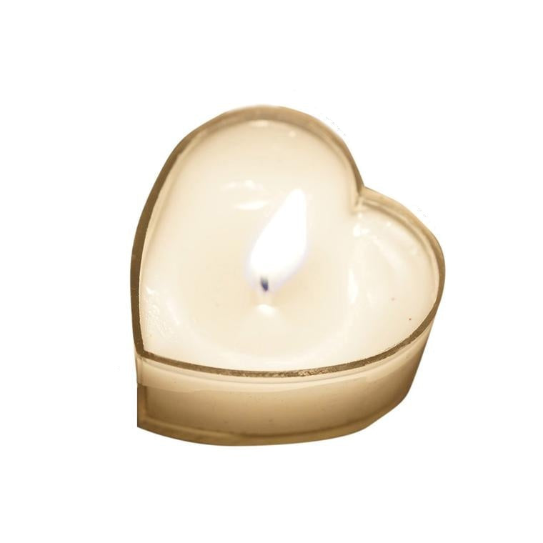 Home Collection 2" Heart Shaped Votive Tea Light Candles