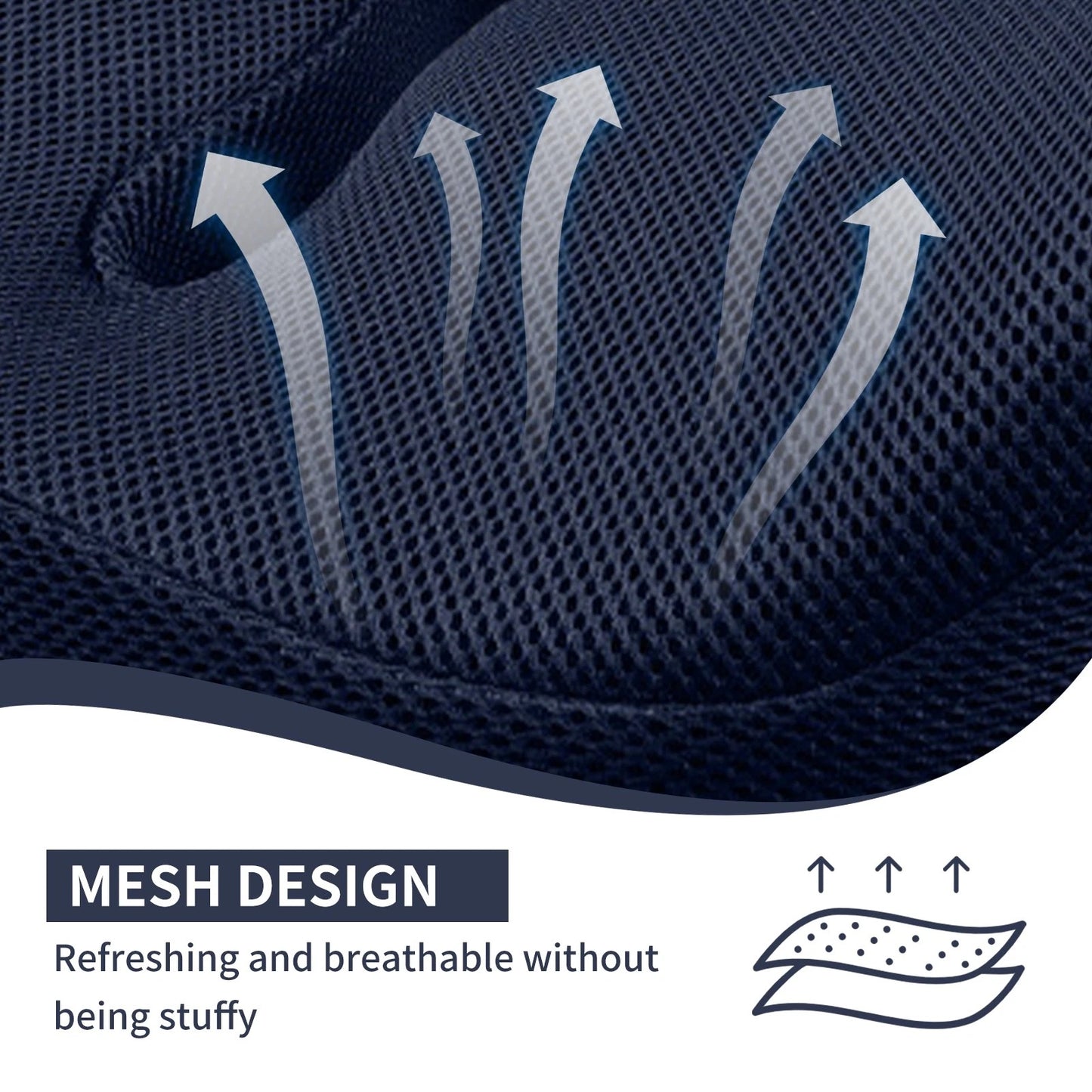 Home Collection Memory Foam Seat Cushion Pad