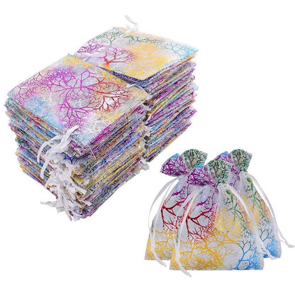 Home Collection Sheer Coralline Organza Gift Bags
