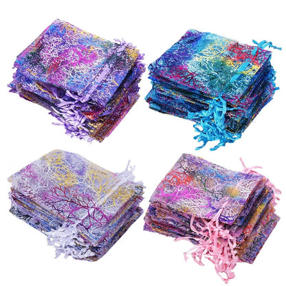 Home Collection Sheer Coralline Organza Gift Bags