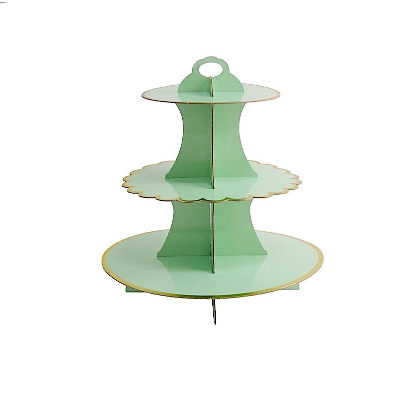 Home Collection 13" 3-Tier Cardboard Cupcake Stand