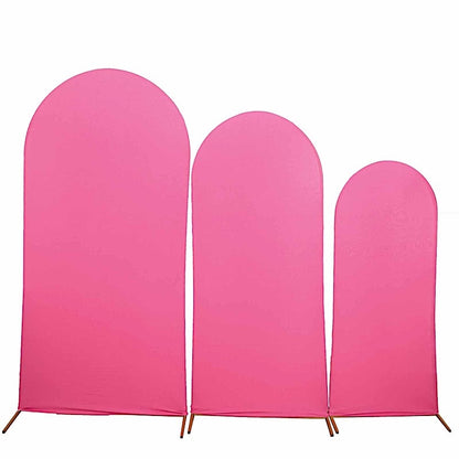 Home Collection 3PCS Matte Spandex Wedding Arch Cover Set