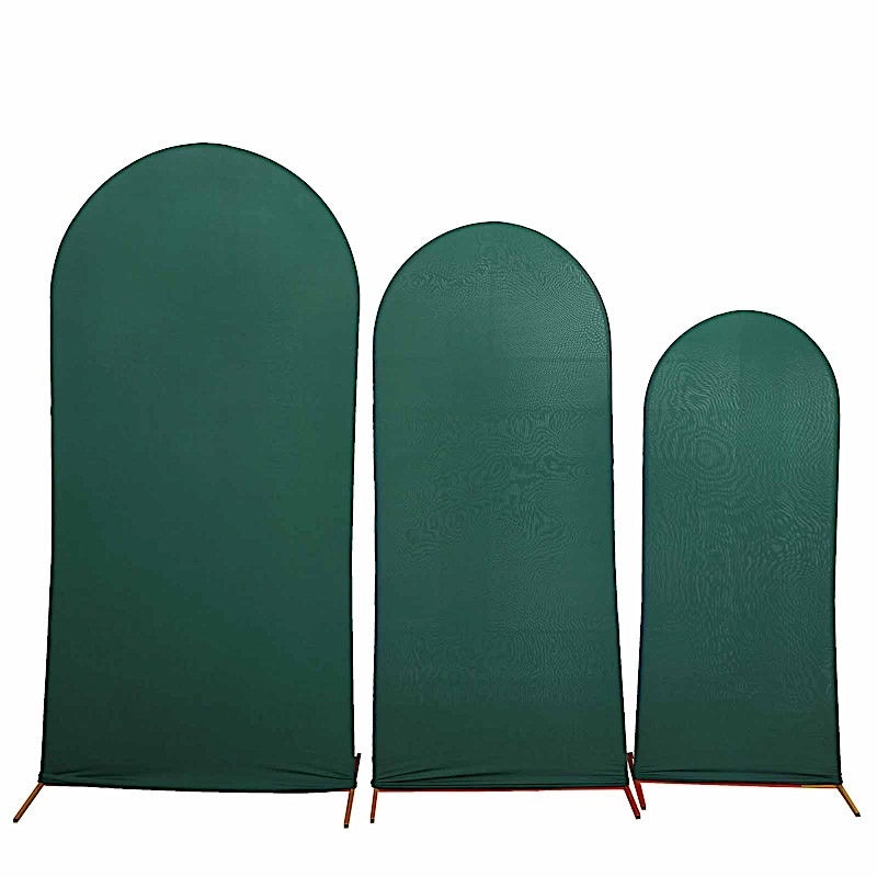 Home Collection 3PCS Matte Spandex Wedding Arch Cover Set