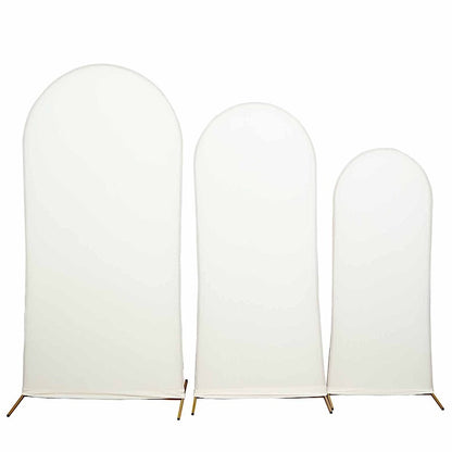 Home Collection 3PCS Matte Spandex Wedding Arch Cover Set