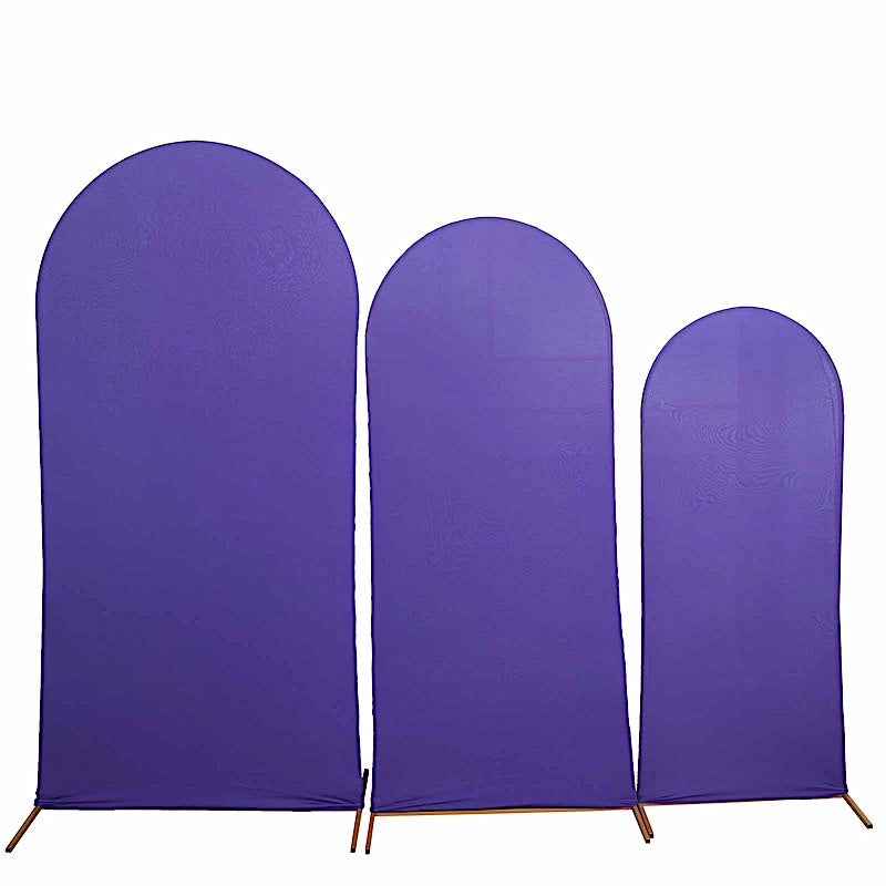 Home Collection 3PCS Matte Spandex Wedding Arch Cover Set
