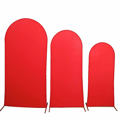 Home Collection 3PCS Matte Spandex Wedding Arch Cover Set