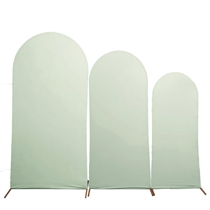 Home Collection 3PCS Matte Spandex Wedding Arch Cover Set