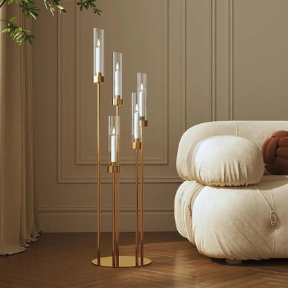 Home Collection 7-Arm Metal Candelabra Candle Holder
