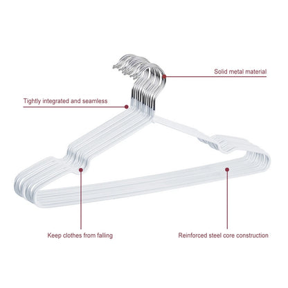 Home Collection Heavy Duty Steel Wire Coat Hangers