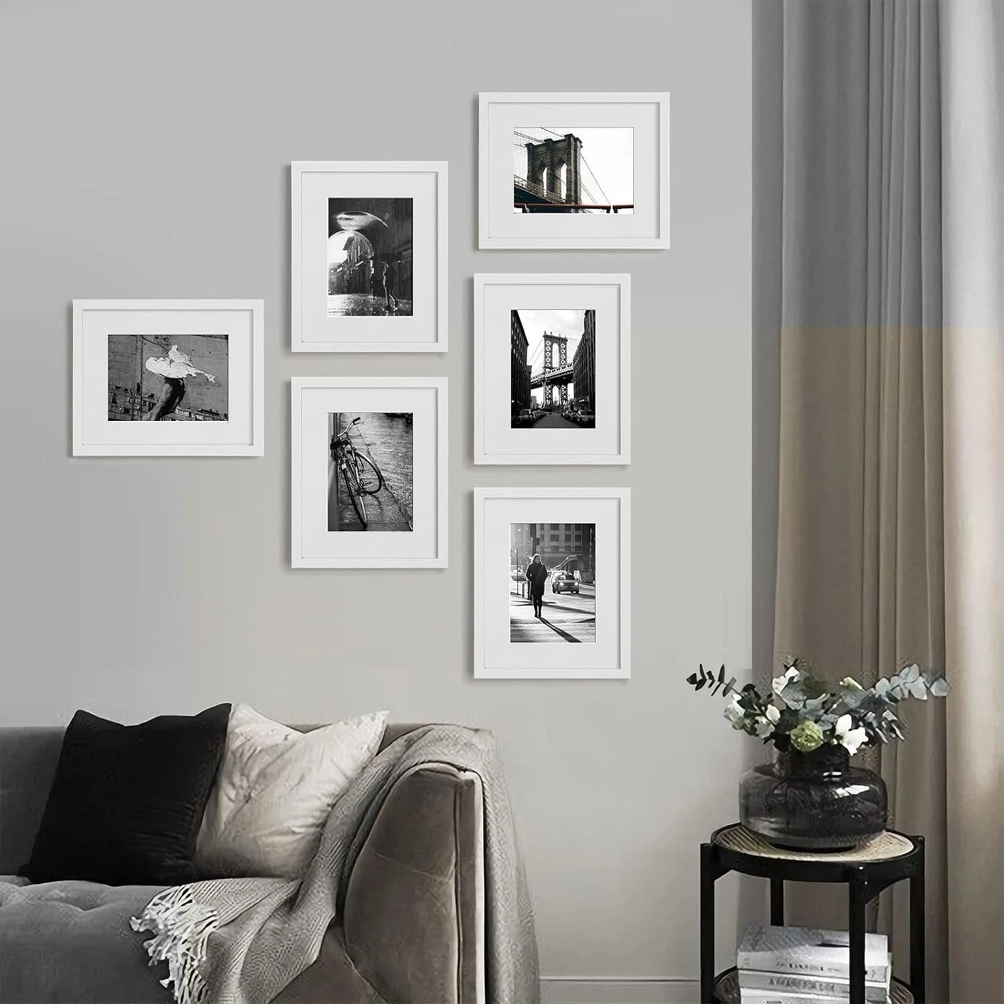 Home Collection Wall Mounted Solid Wood Picture Frame