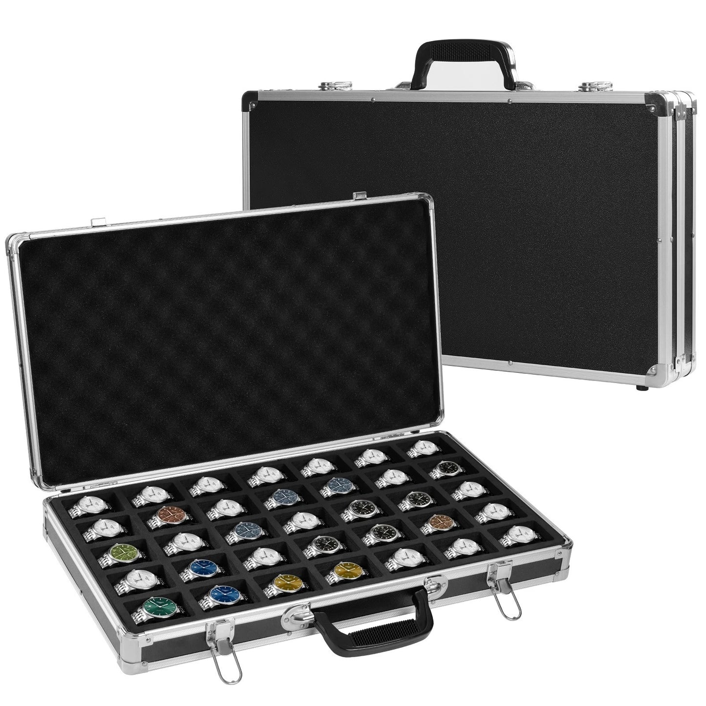 Home Collection 35-Slot Large Watch Organizer Box