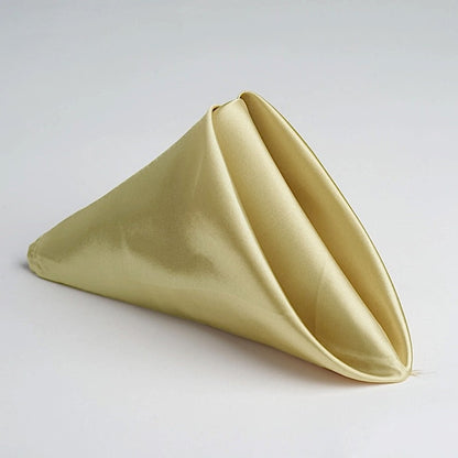 Home Collection 20" Satin Napkins for Wedding & Party Table Decor