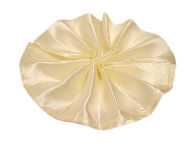 Home Collection 20" Satin Napkins for Wedding & Party Table Decor