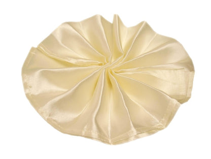 Home Collection 20" Satin Napkins for Wedding & Party Table Decor