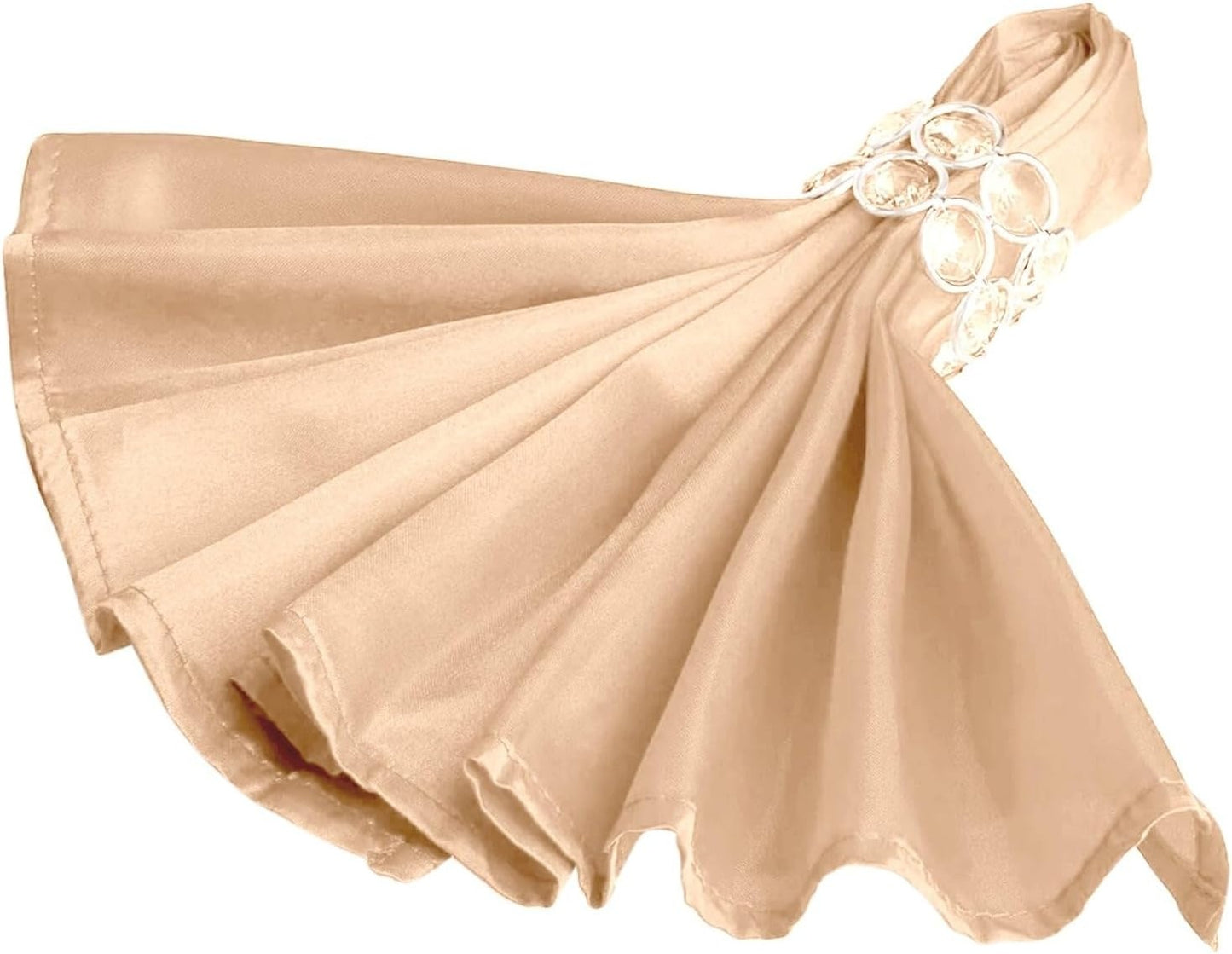 Home Collection 20" Satin Napkins for Wedding & Party Table Decor