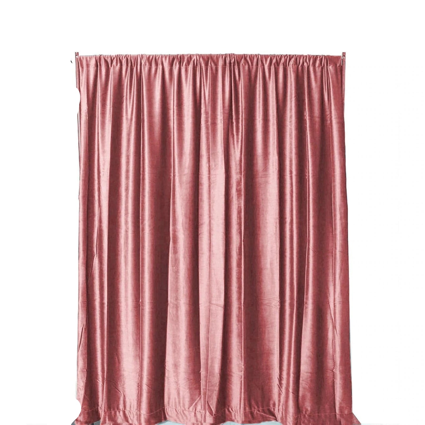 Home Collection 8x8 Ft Velvet Backdrop Curtain