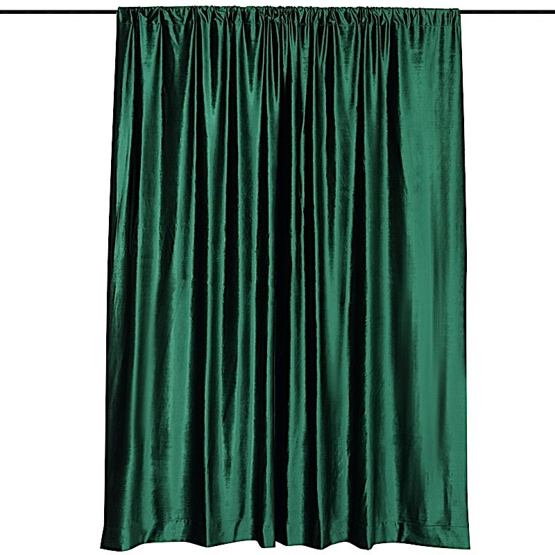 Home Collection 8x8 Ft Velvet Backdrop Curtain