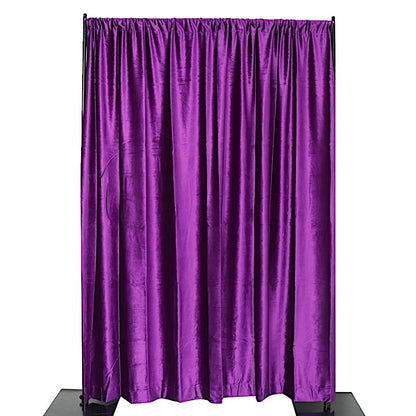 Home Collection 8x8 Ft Velvet Backdrop Curtain