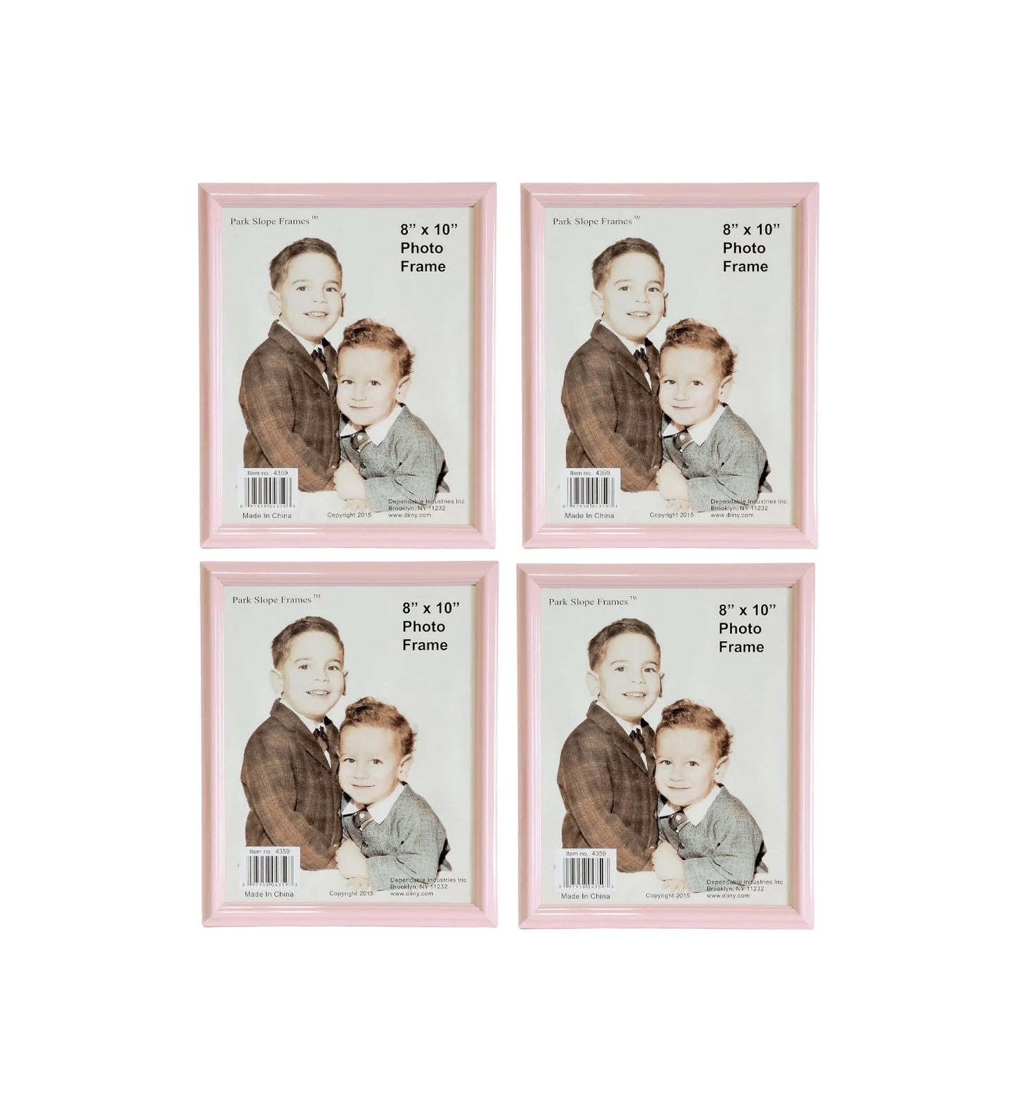 Home Collection Tabletop Glass Front Picture Frames