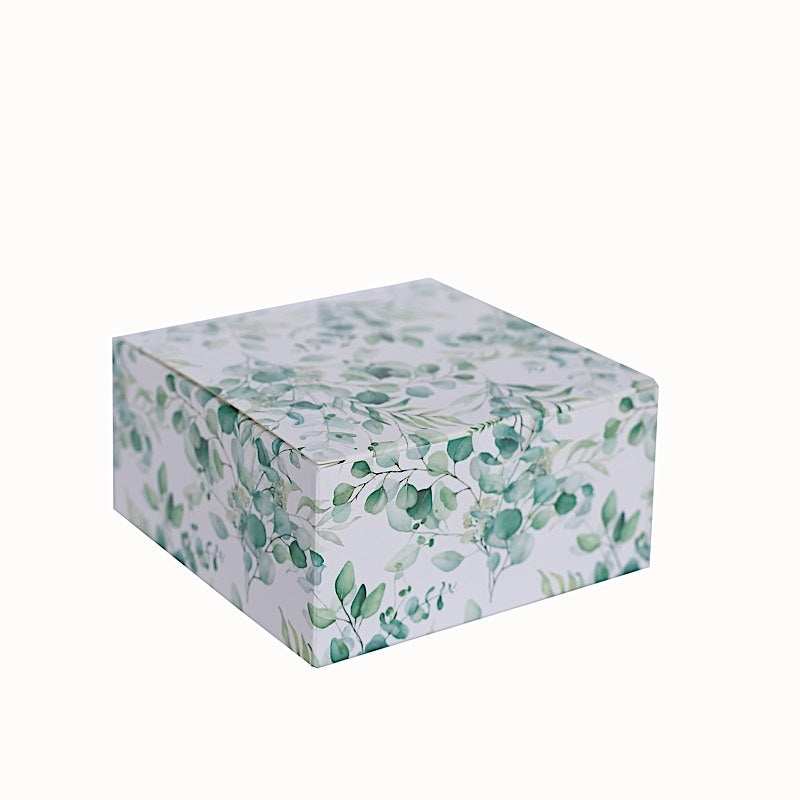 Home Collection 25-Pack 4x4" Floral Printed Tote Gift Boxes