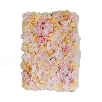 Home Collection Pack of 4 Silk Rose Flower Wall Panels