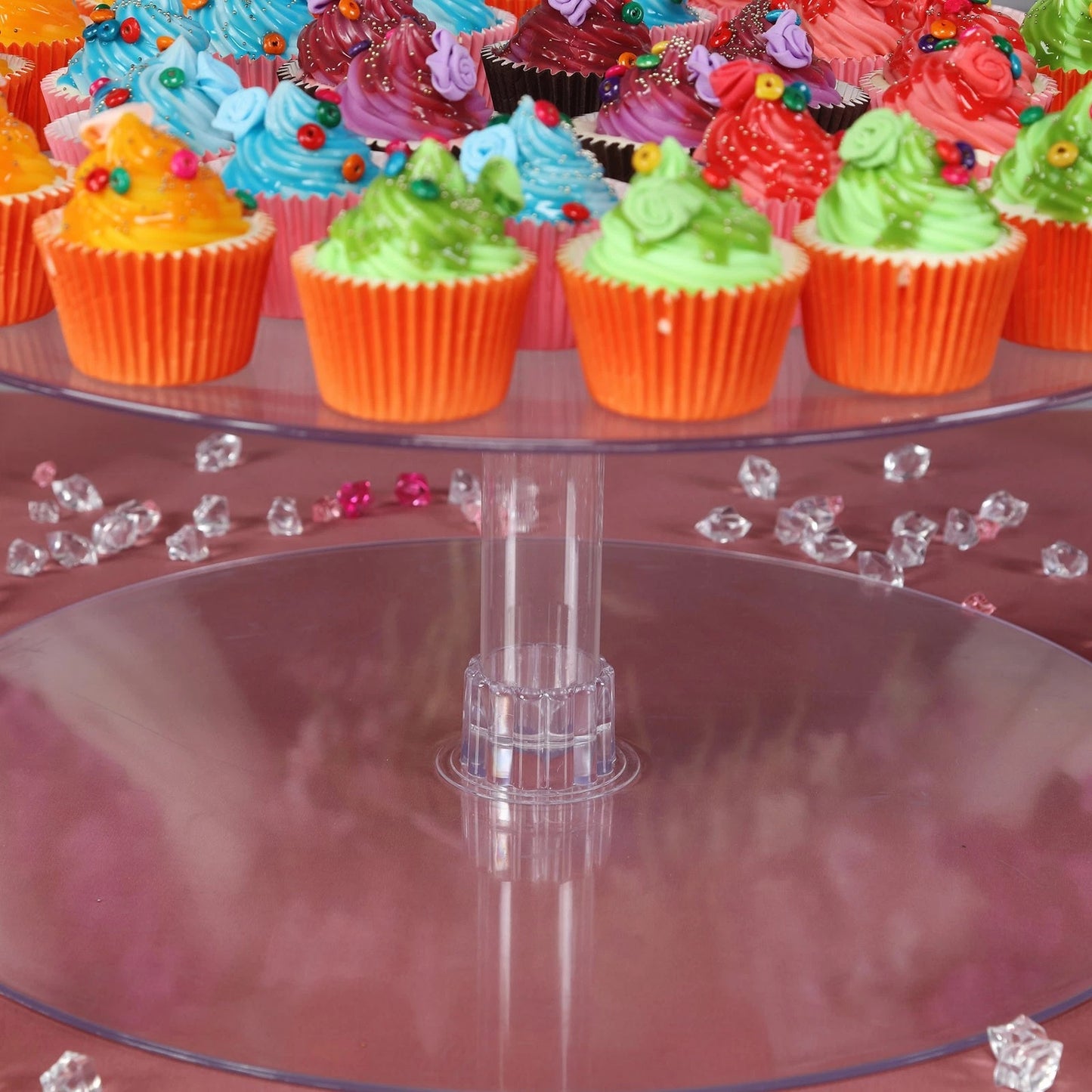 Home Collection Acrylic Cake Stand Display 18 Inch