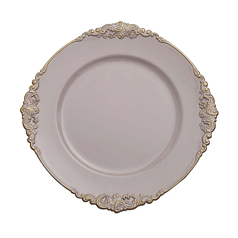 Home Collection 13 Inch Round Charger Plates Set of 6