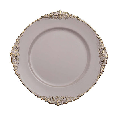 Home Collection 13 Inch Round Charger Plates Set of 6