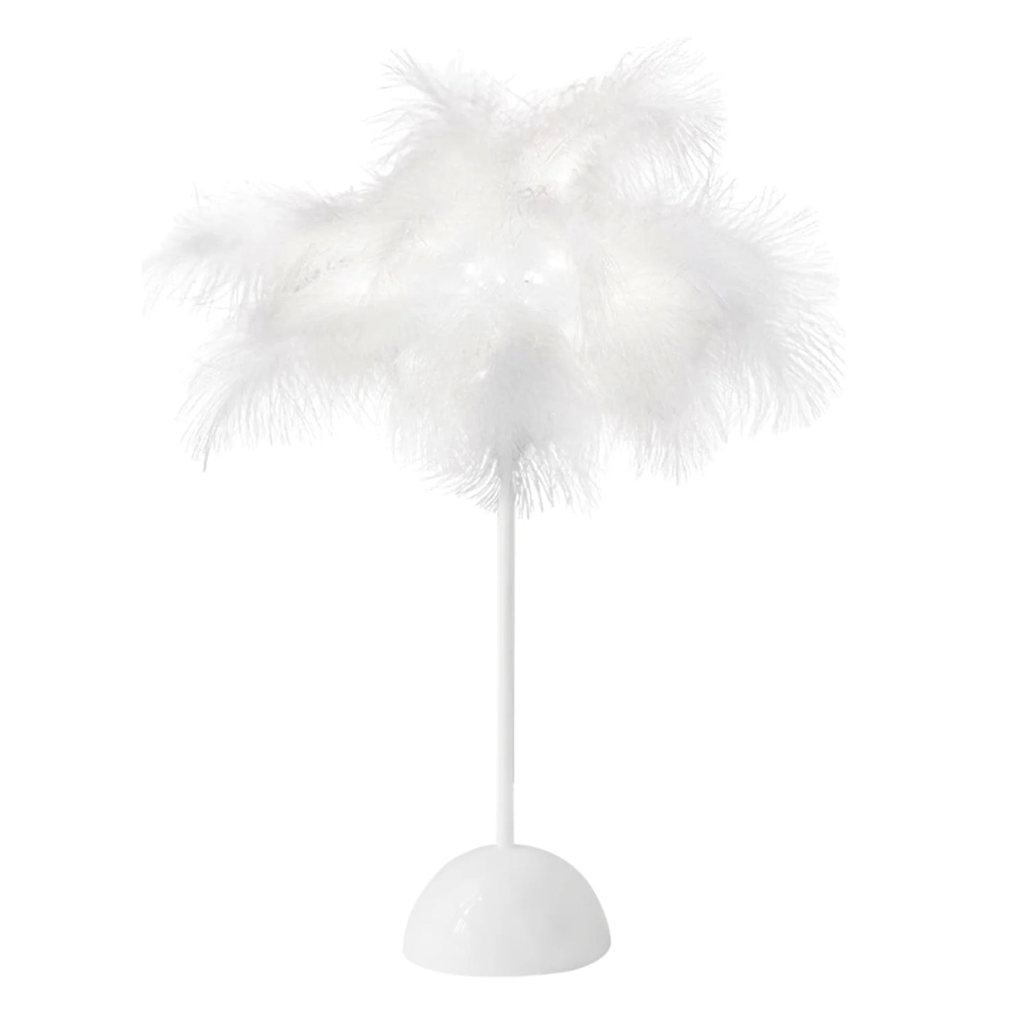 Home Collection Feather Desk Lamp Table Light 15"