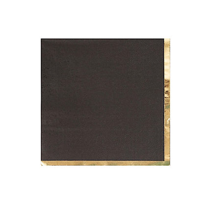 Home Collection 50 Pack Pastel Cocktail Napkins with Gold Trim – 13" 2-Ply Paper
