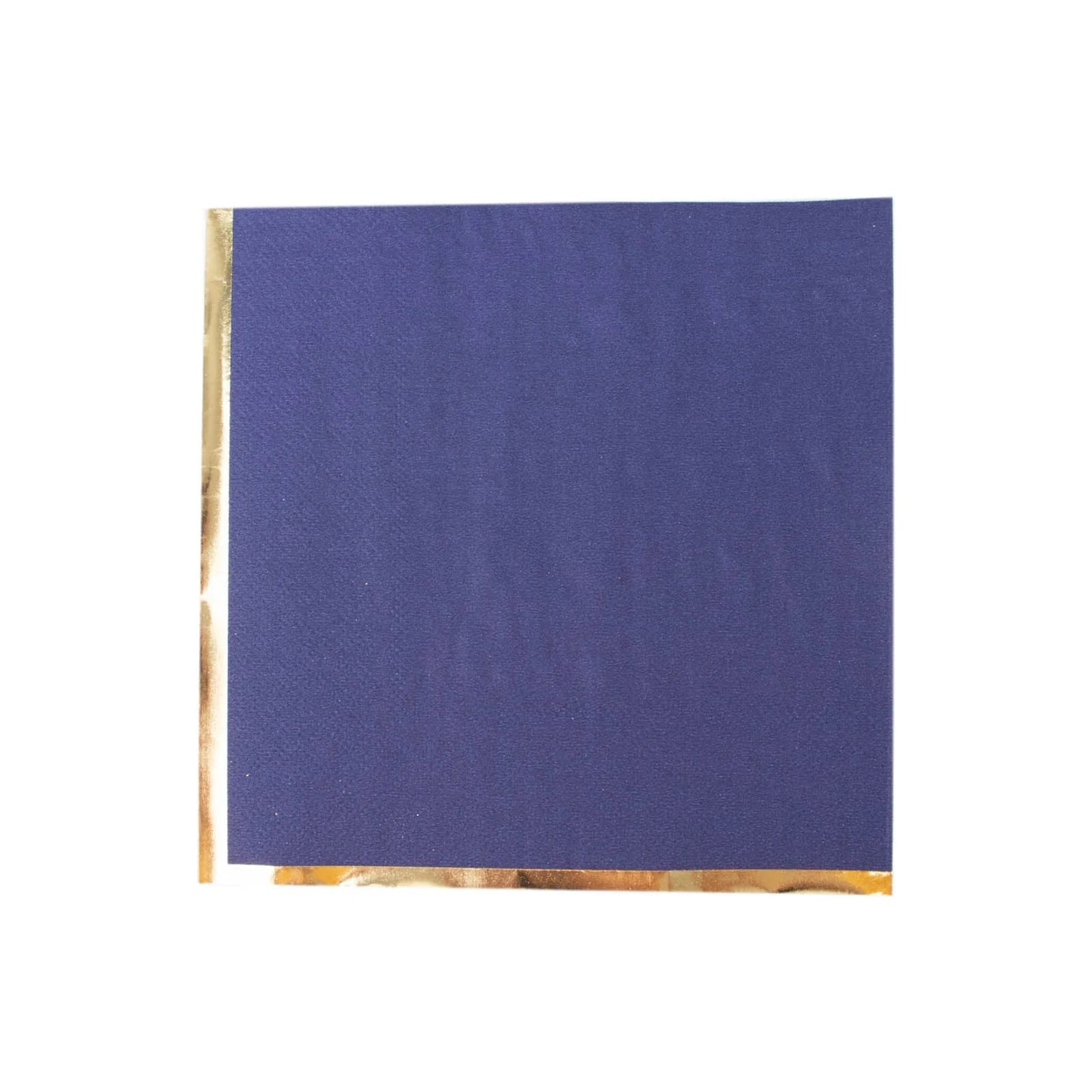 Home Collection 50 Pack Pastel Cocktail Napkins with Gold Trim – 13" 2-Ply Paper