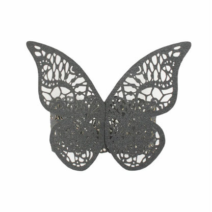 Home Collection 12 Pack Laser Cut Butterfly Napkin Rings