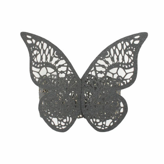 Home Collection 12 Pack Laser Cut Butterfly Napkin Rings