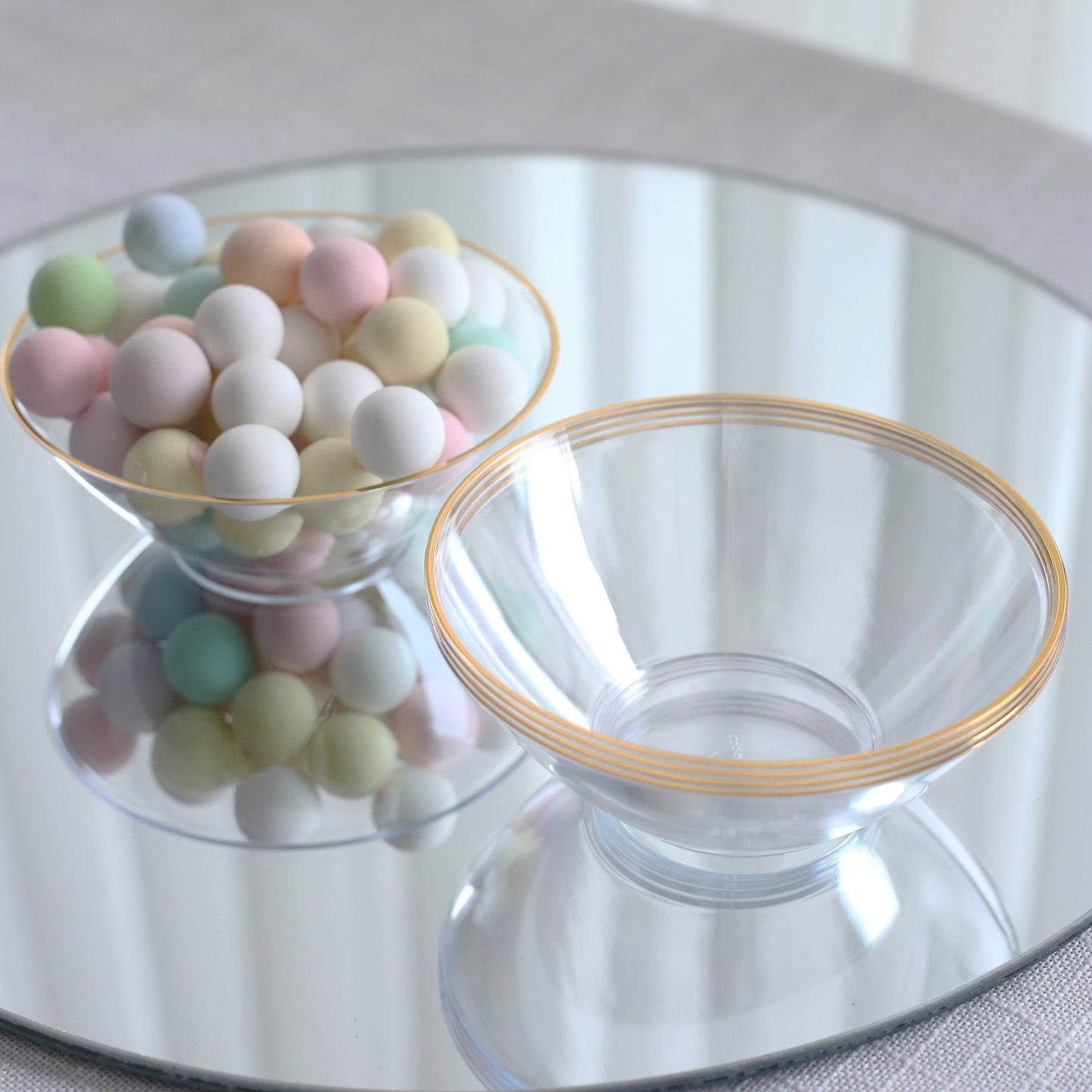Home Collection 24-Pack Plastic Dessert Bowls 7oz