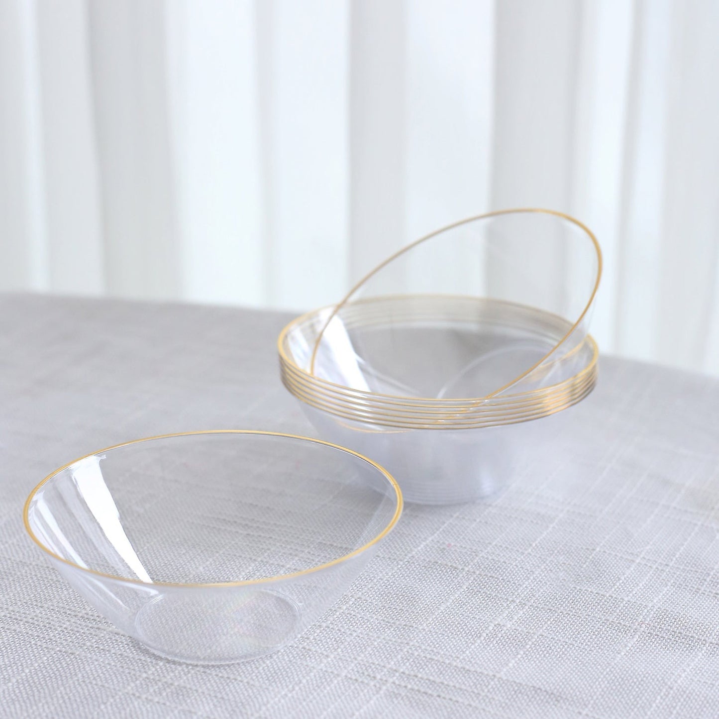 Home Collection 24-Pack Plastic Dessert Bowls 7oz