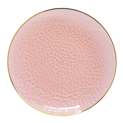 Home Collection 10-Pack 13" Round Hammered Plastic Charger Plates