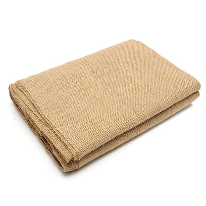 SOLD BY THE YARD: 14" Wide Natural Burlap Fabric