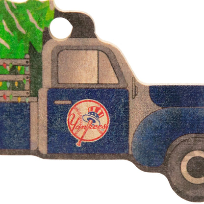 MLB New York Yankees Wooden Truck Ornament
