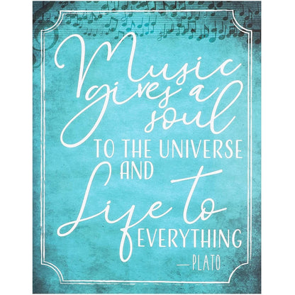 Music Classroom Posters with Inspirational Quotes