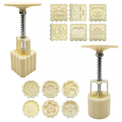 14 Pack Moon Cake Mold Set