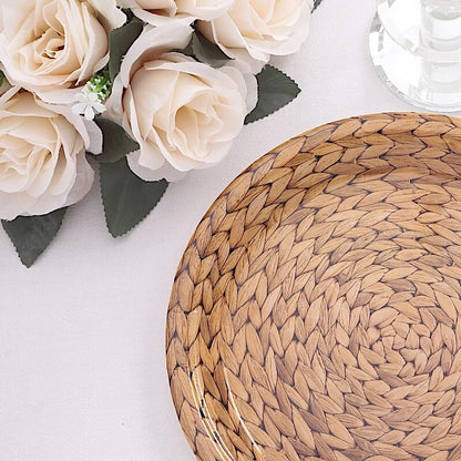 Home Collection 25-Pack 9" Rattan Print Paper Dinner Plates