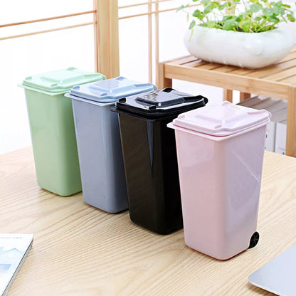 4-Pack Mini Trash Can Desk Organizers