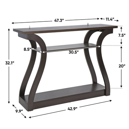 3-Tier 47" Console Table