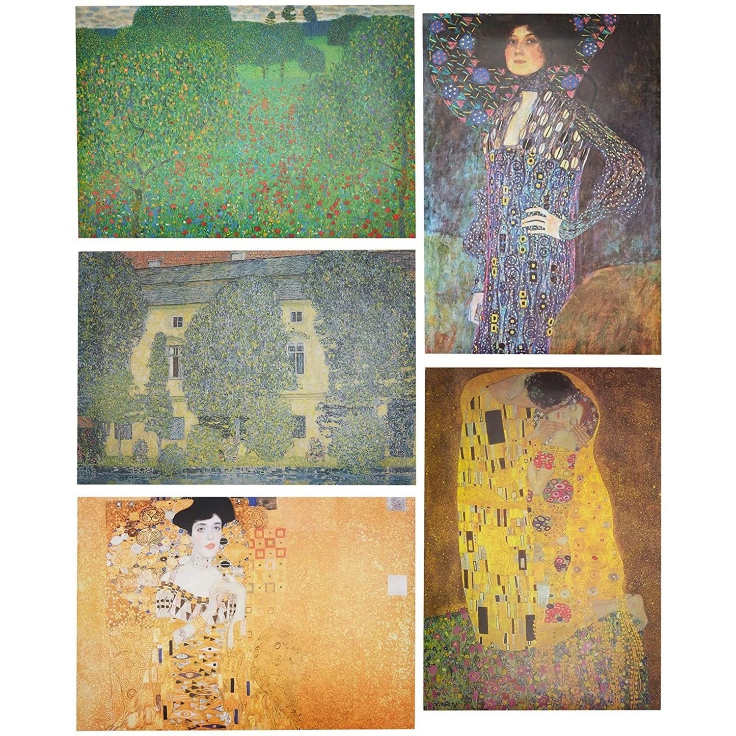 20-Pack Gustav Klimt Art Posters, 13 x 19 In