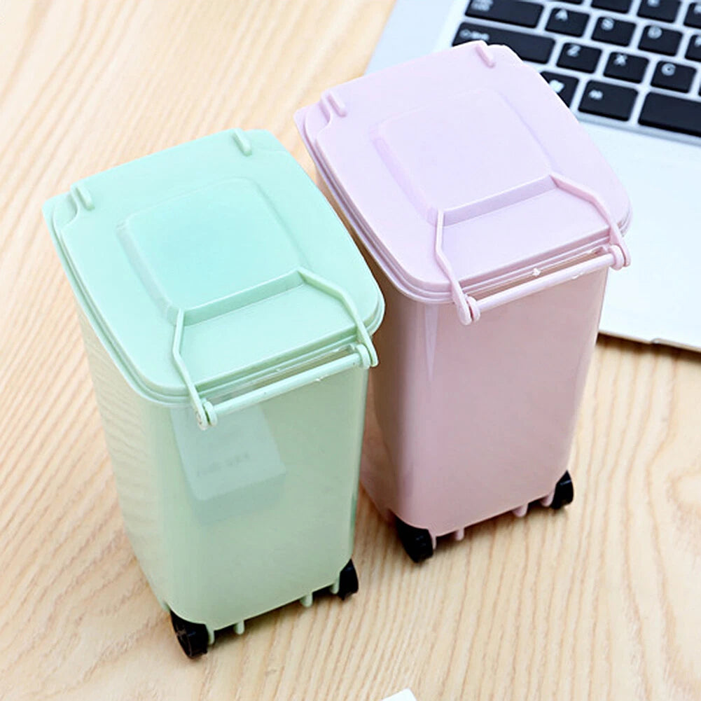 4-Pack Mini Trash Can Desk Organizers