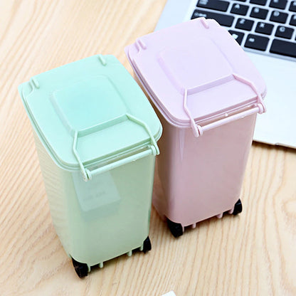 4-Pack Mini Trash Can Desk Organizers