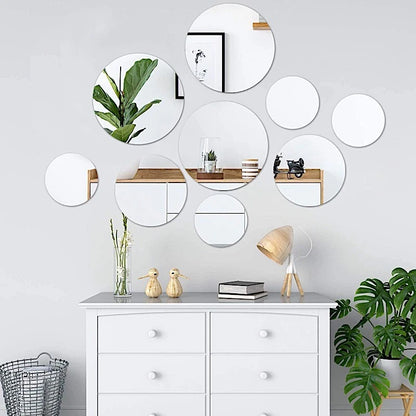 Home Collection 14" Round Glass Mirror