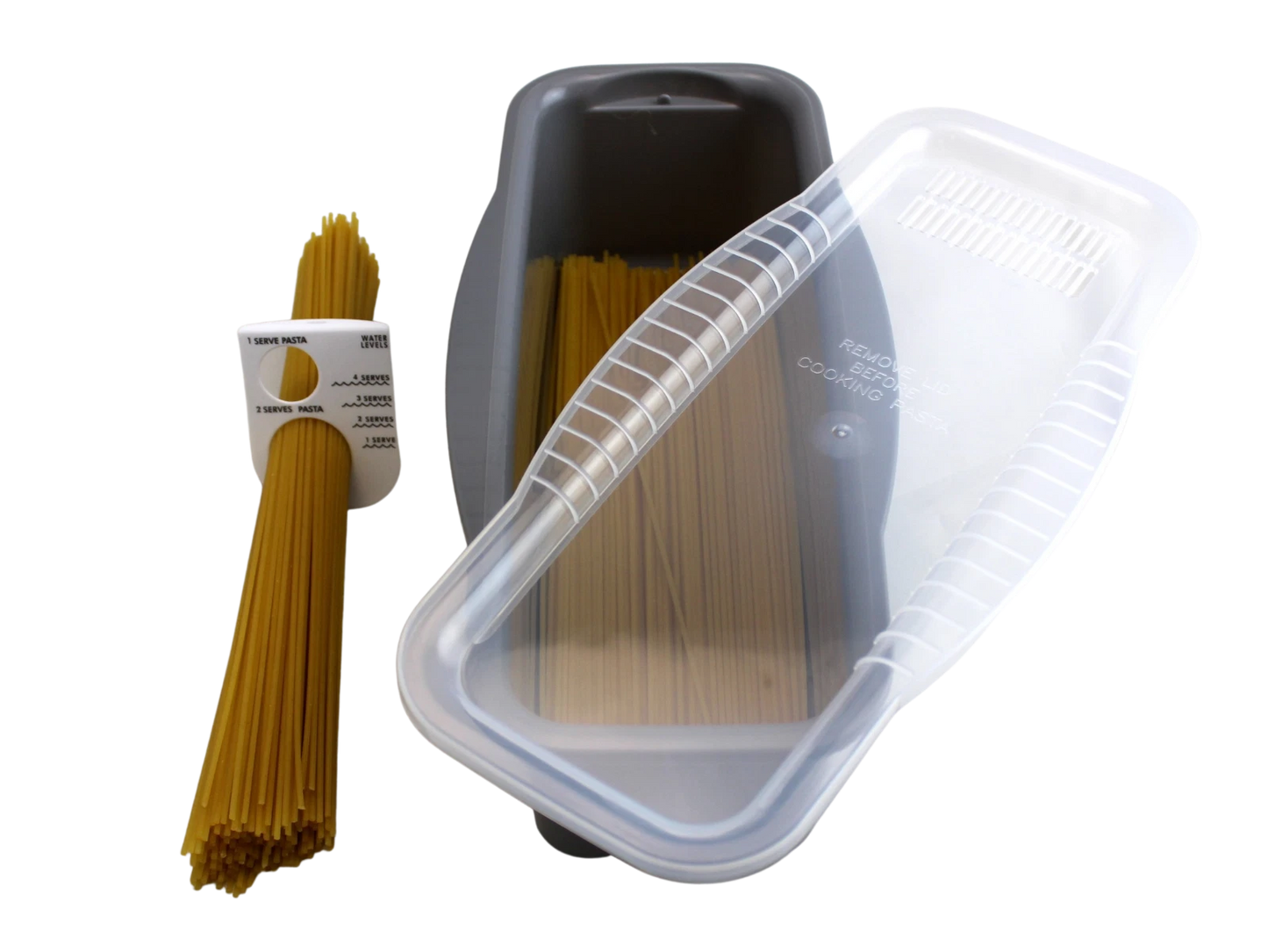 Home Collection Microwave Pasta Cooker with Portioning Tool