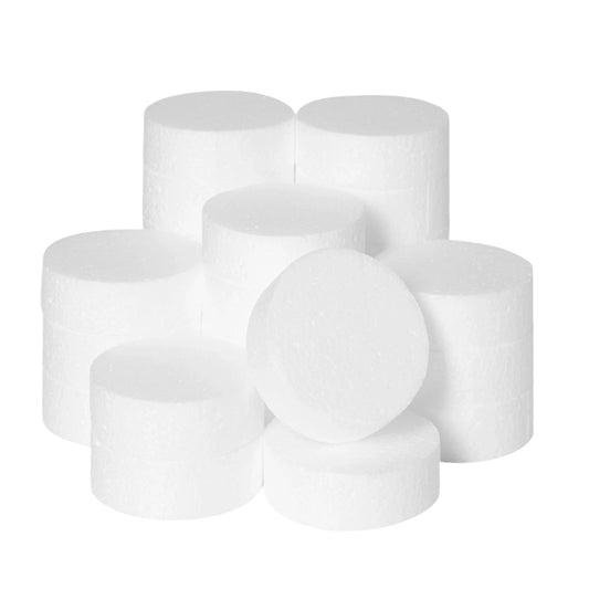 24-Pack Foam Circles for Crafts