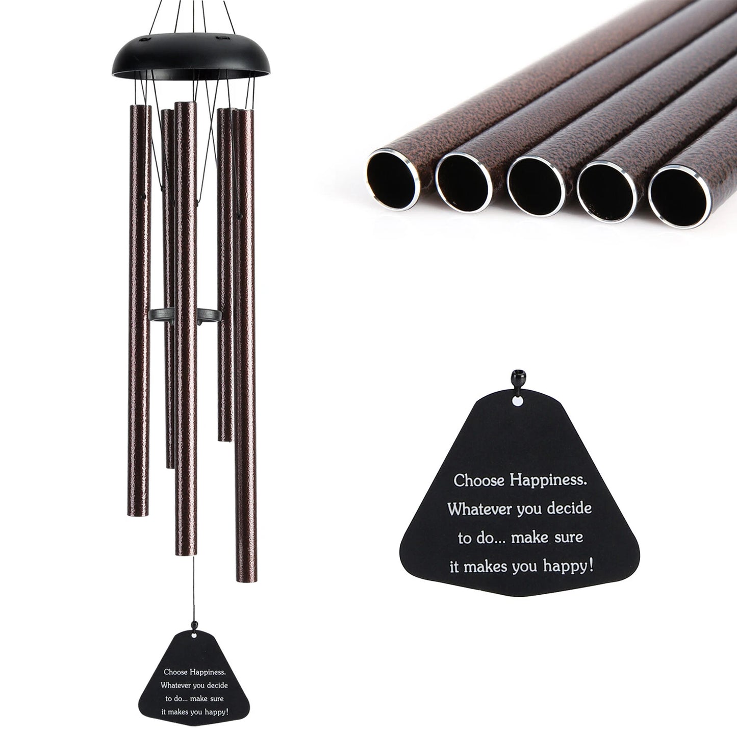 36-Inch Large Deep Tone Wind Chimes
